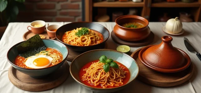 Tour du monde des plats préférés : voyage au cœur des tendances culinaires internationales Tour du monde des plats préférés : voyage au cœur des tendances culinaires internationales
